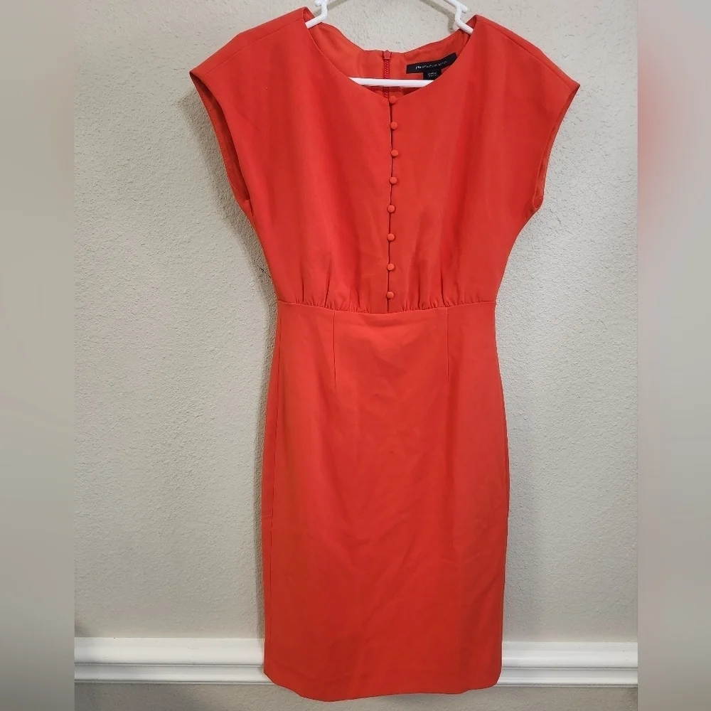 French Connection Boh Whisper Short Sleeve Dress size 2 - Picture 2 of 5